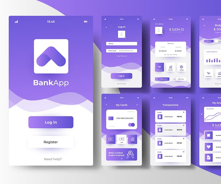 Banking App, app